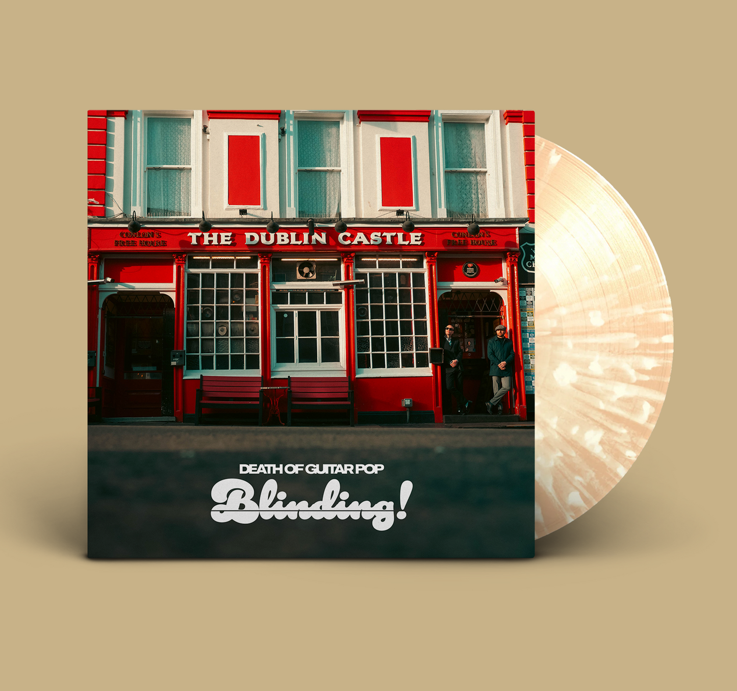 BLINDING! DUBLIN CASTLE EDITION BEER SPLATTERED VINYL