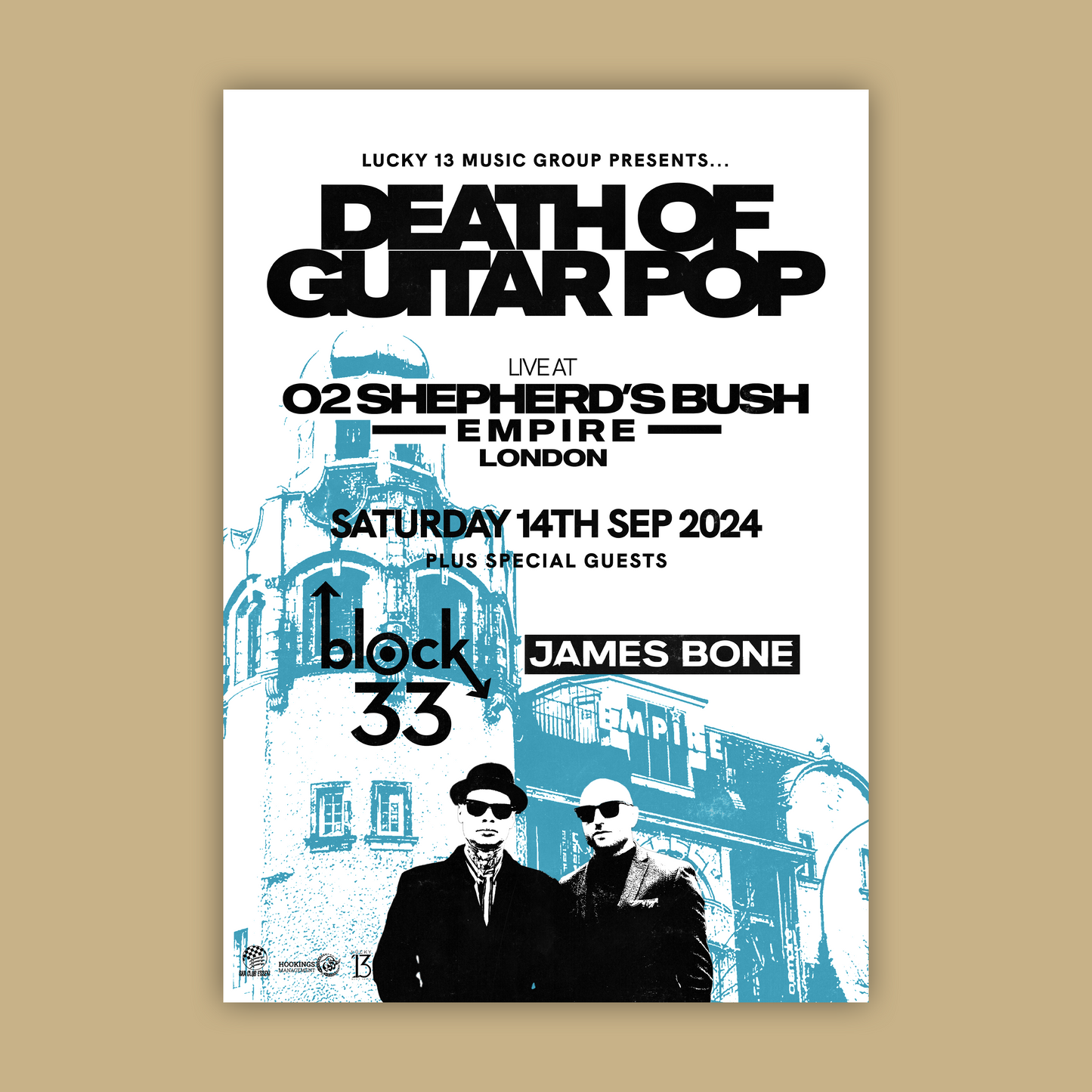DOGP SHEPHERD'S BUSH EMPIRE POSTER
