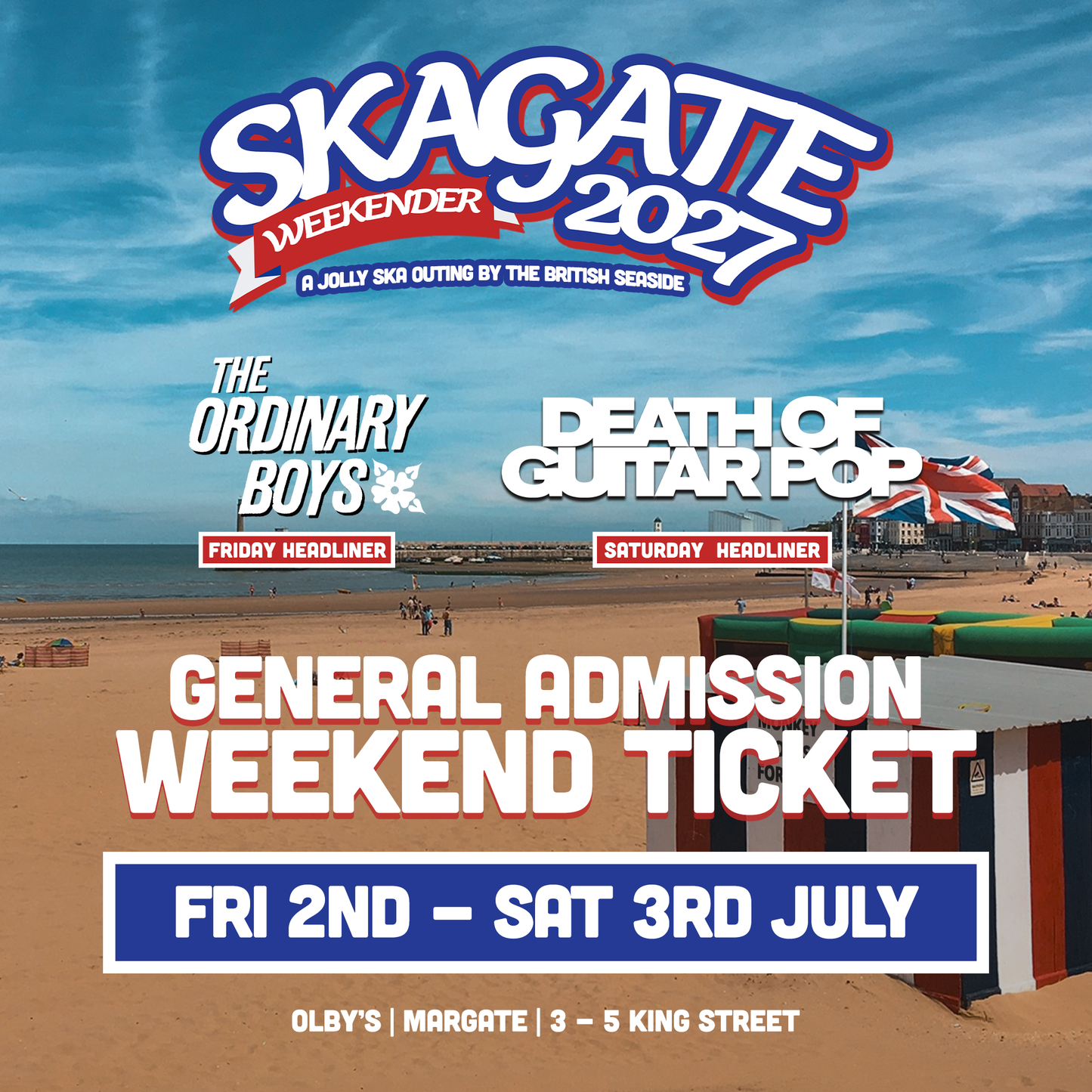 SKAGATE WEEKENDER 2027 - WEEKEND TICKET - 2nd & 3rd JULY '27