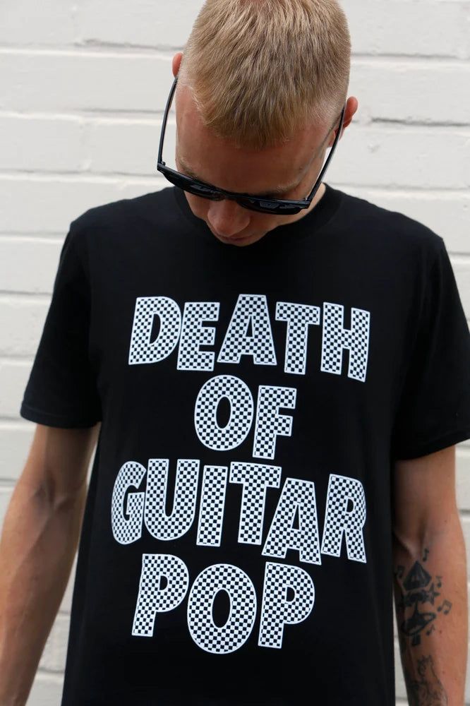 DEATH OF GUITAR POP LOGO T-SHIRT (UNISEX)