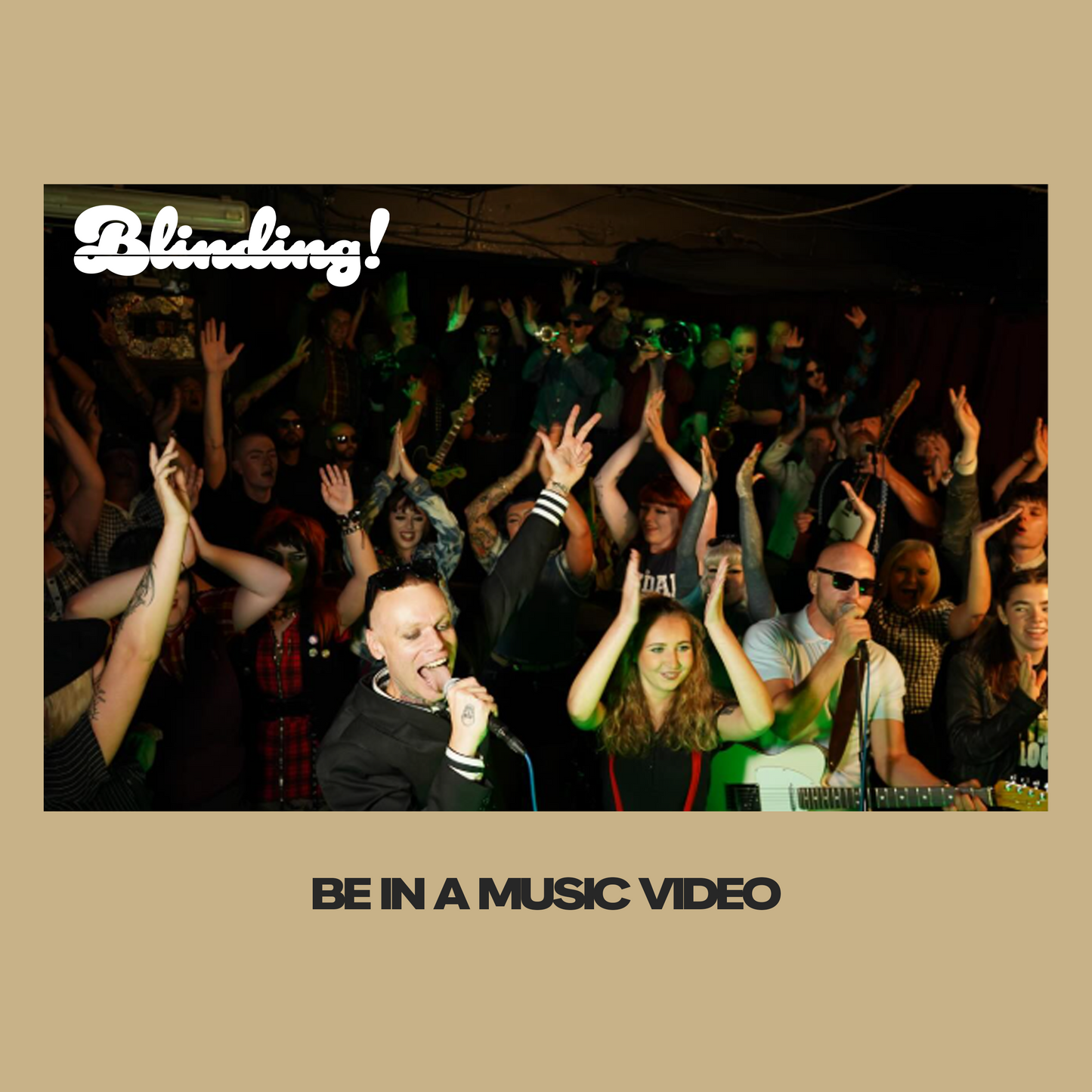 BLINDING! BE IN A MUSIC VIDEO [CROWDFUND PERK]