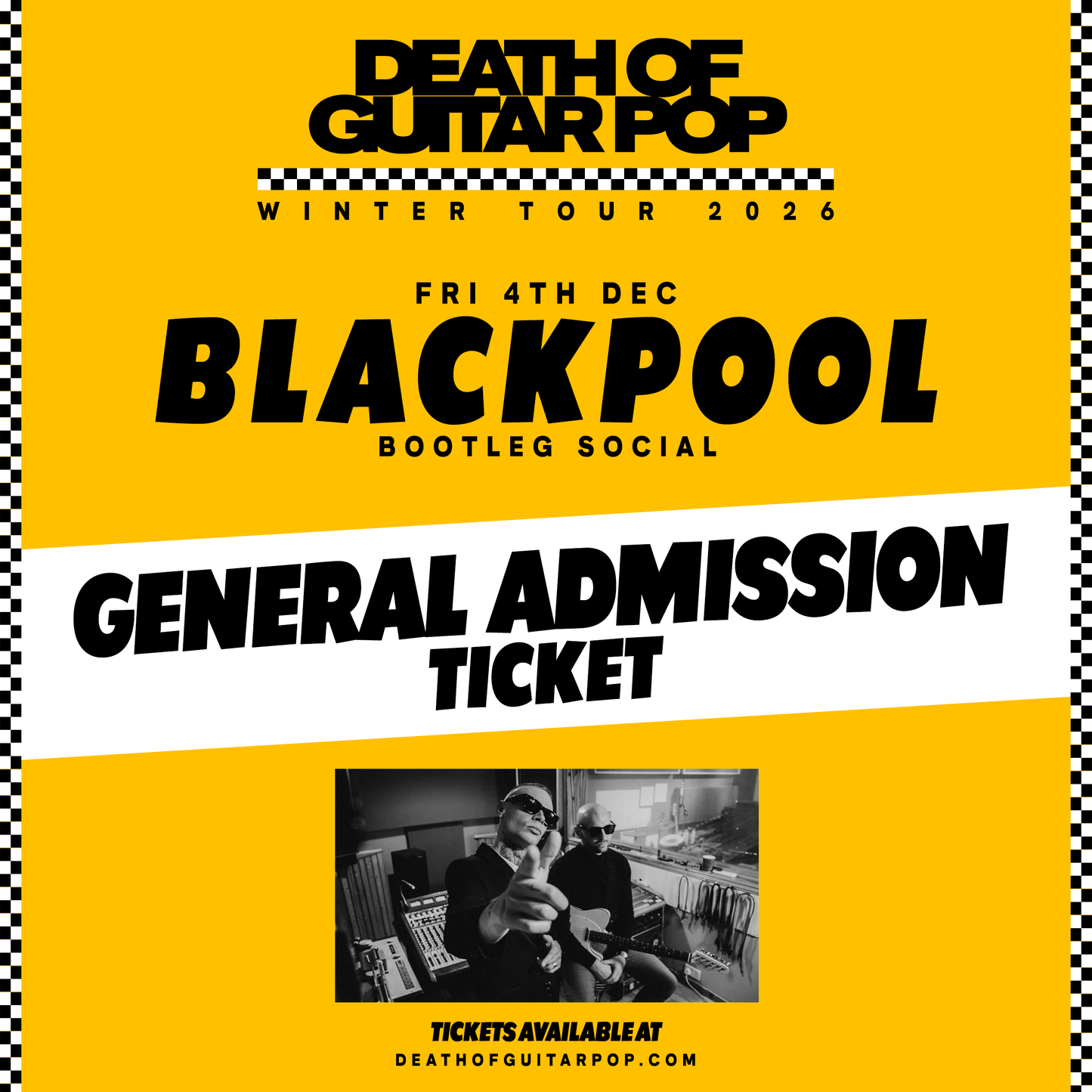 BLACKPOOL - 4/12/26 - BOOTLEG SOCIAL - GENERAL ADMISSION