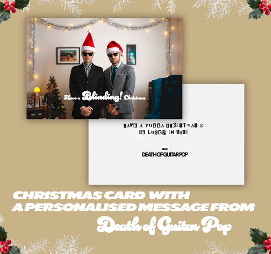 PERSONALISED DOGP CHRISTMAS CARD [Hand Signed]