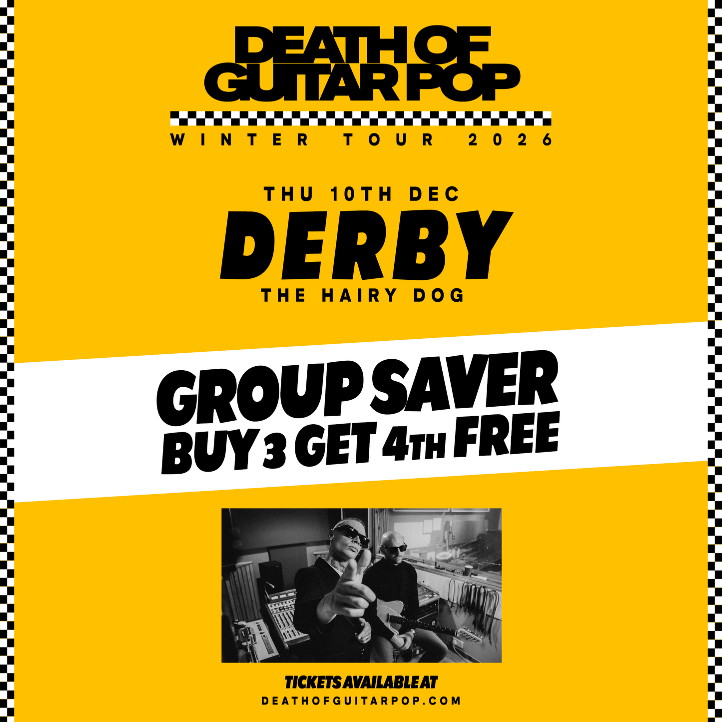 DERBY - 10/12/26 - THE HAIRY DOG - GROUPSAVER BUY 3 GET 4th FREE