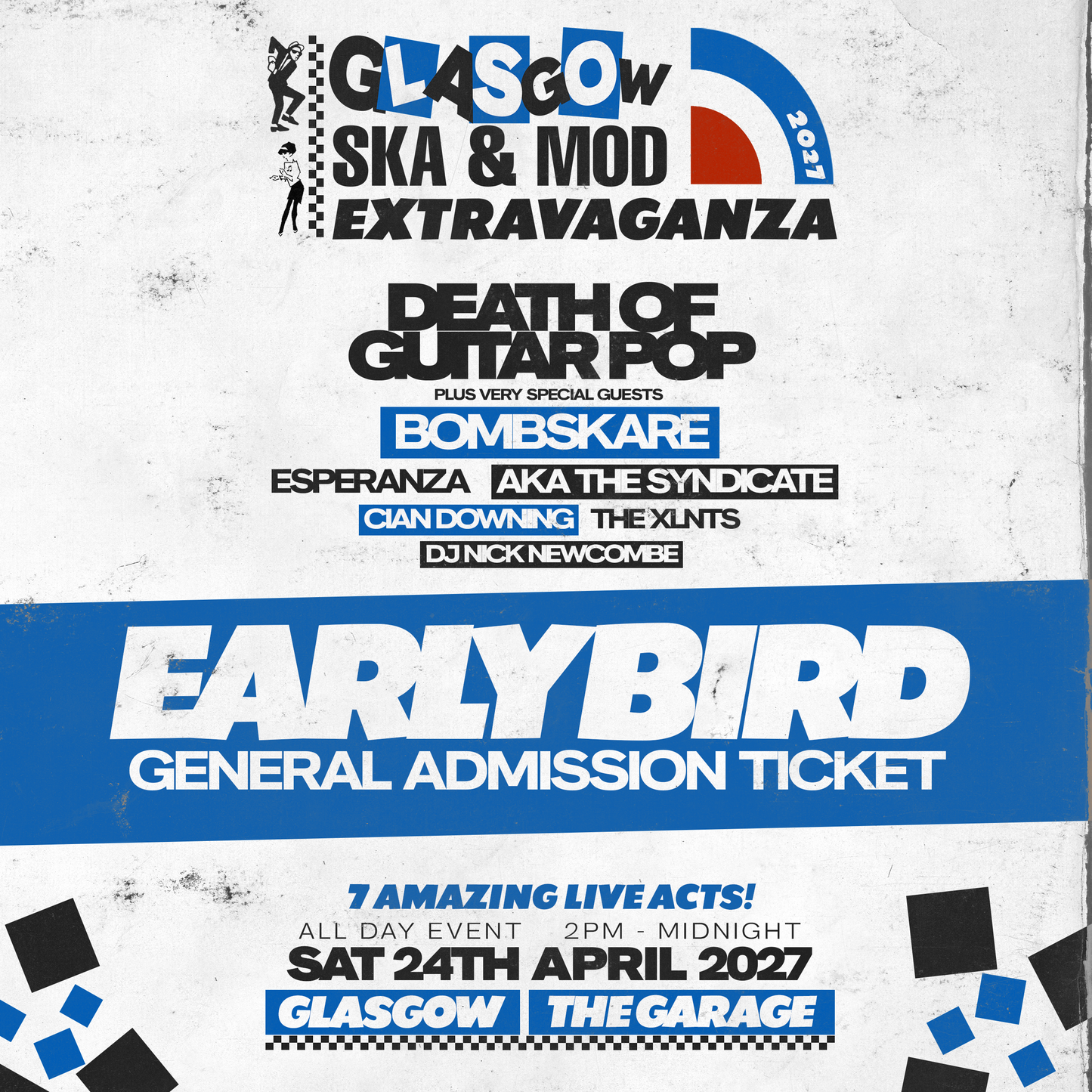 GLASGOW SKA & MOD EXTRAVAGANZA 2027 - EARLY BIRD