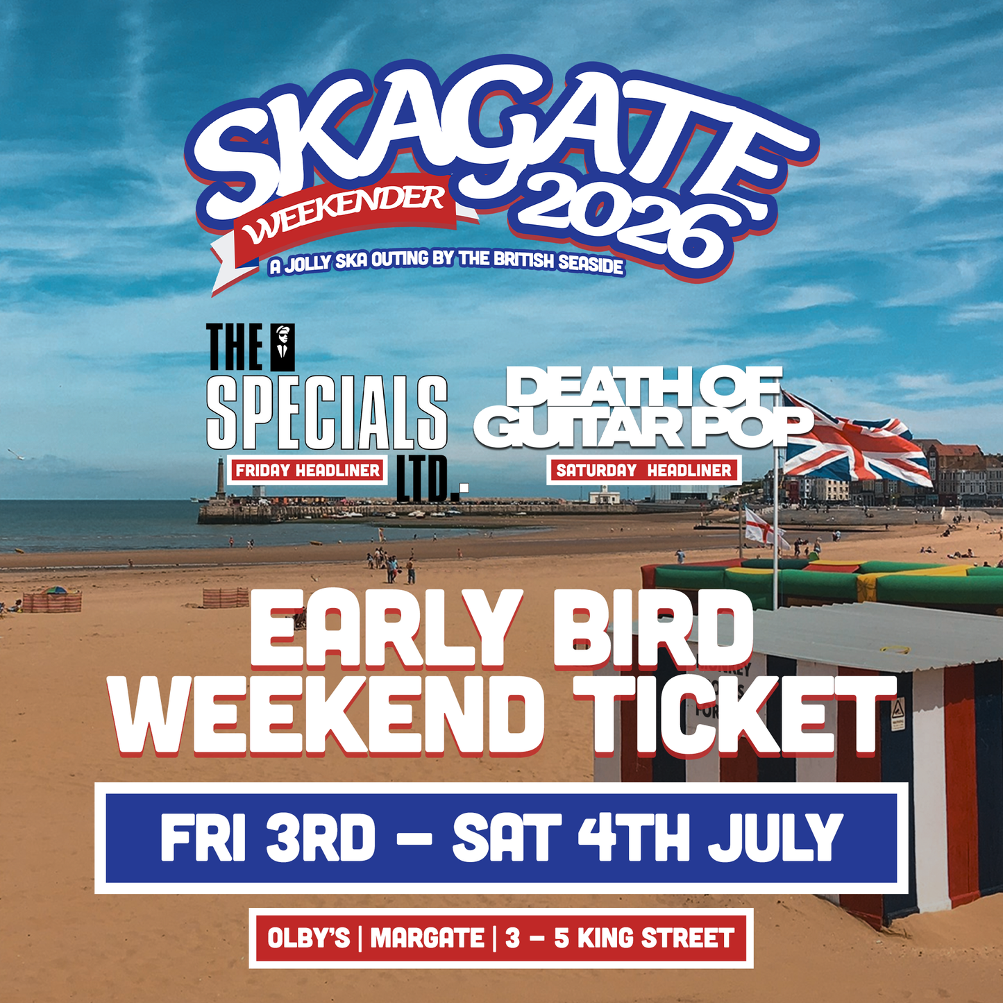 SKAGATE WEEKENDER 2026 - EARLY BIRD WEEKEND TICKET - 3rd & 4th JULY '26