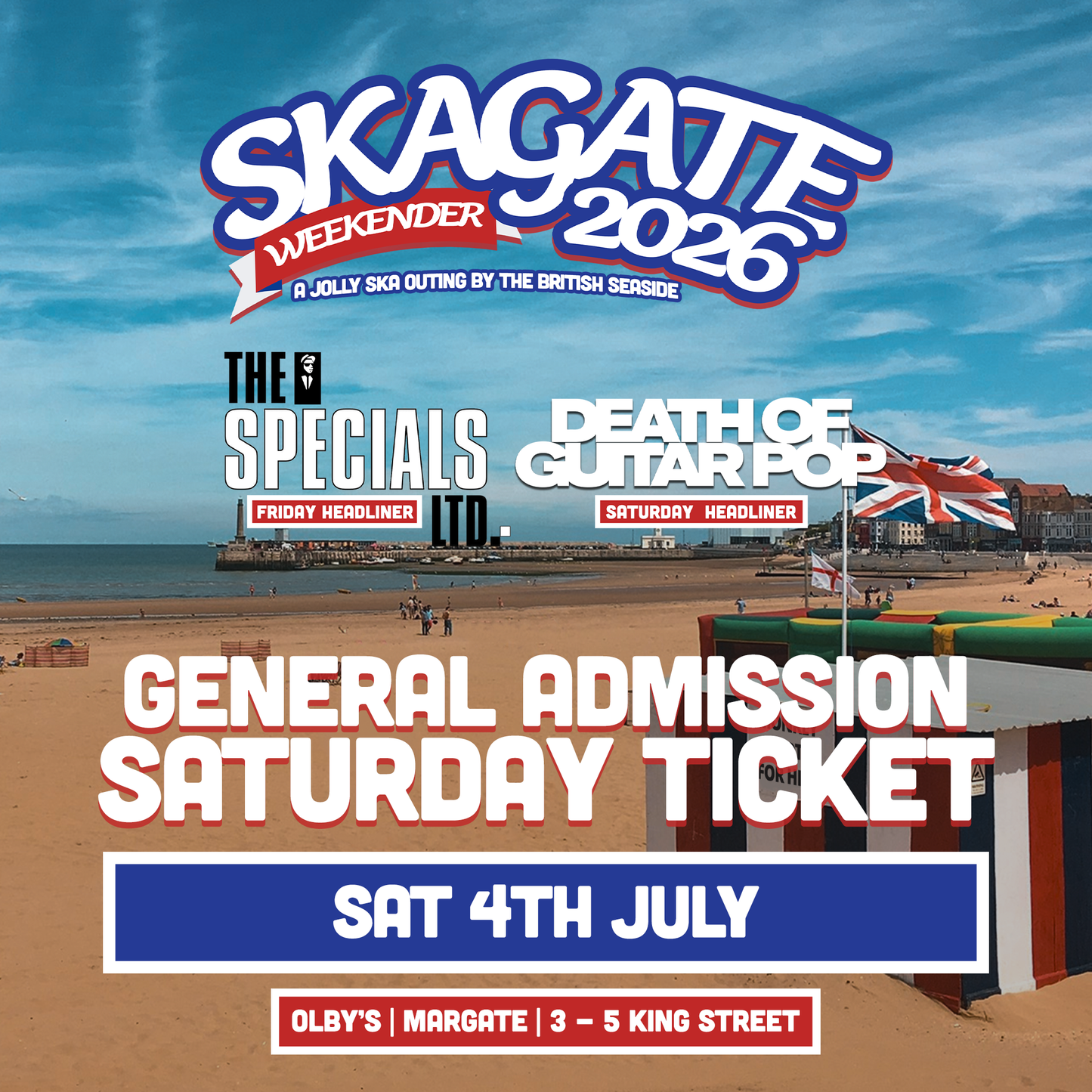 SKAGATE WEEKENDER 2026 - SATURDAY TICKET - 4th JULY '26