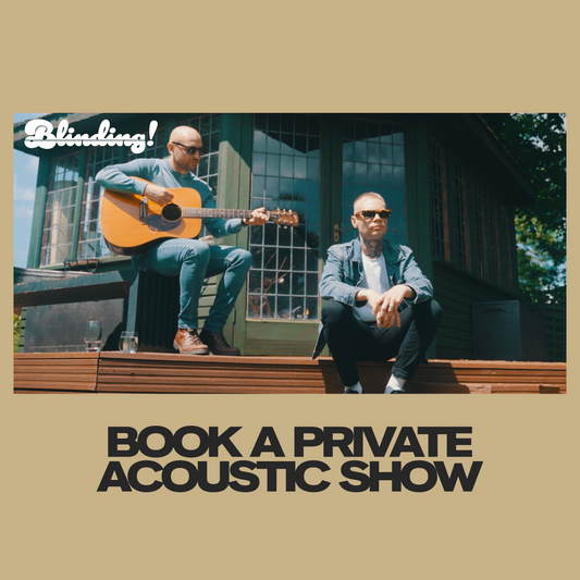 BOOK A PRIVATE ACOUSTIC SHOW [CROWDFUND PERK]