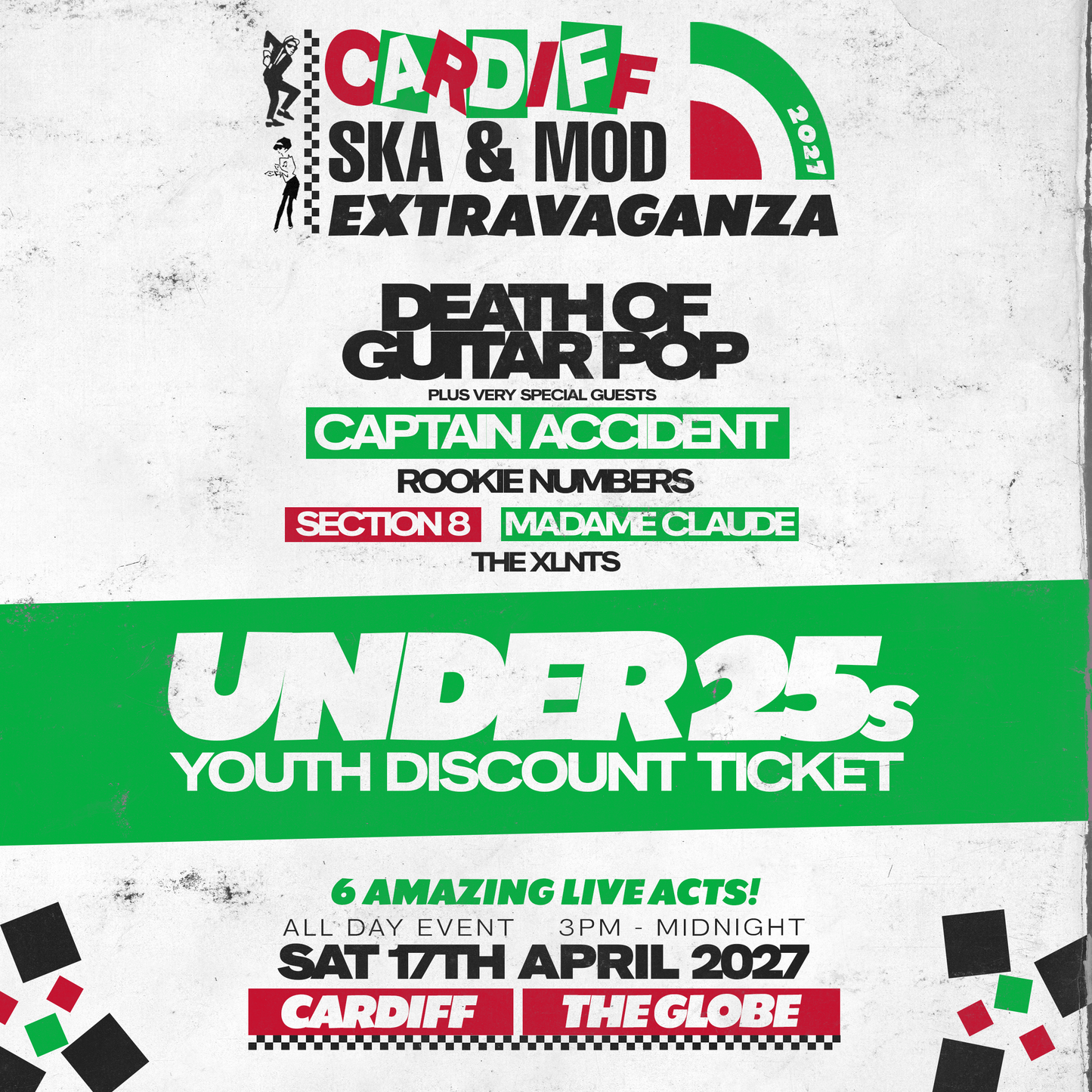 CARDIFF SKA & MOD EXTRAVAGANZA 2027 - U25s DISCOUNT TICKET