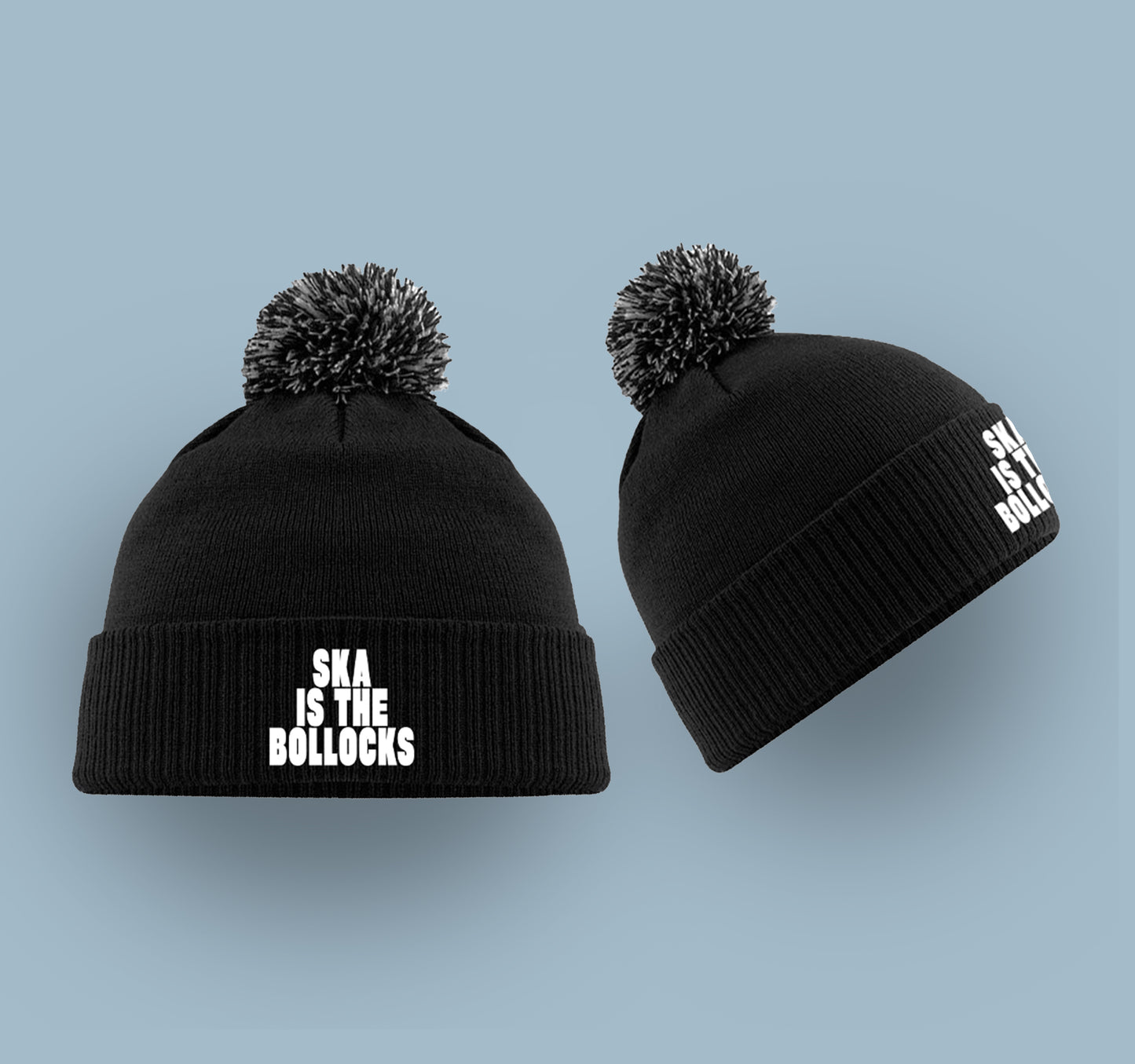 SKA IS THE BOLLOCKS BOBBLE HAT (UNISEX)